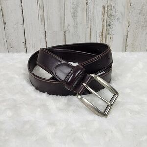 Cole Haan Leather Dark Brown Belt Size 34